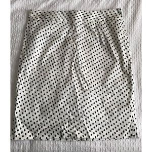 J. Crew Polka Dot Straight Skirt